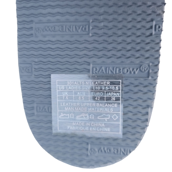 NWT RAINBOW 🌈 301ALTS Leather Pink Sandals Flip Flops Womens Sz. 10 - Picture 7 of 8